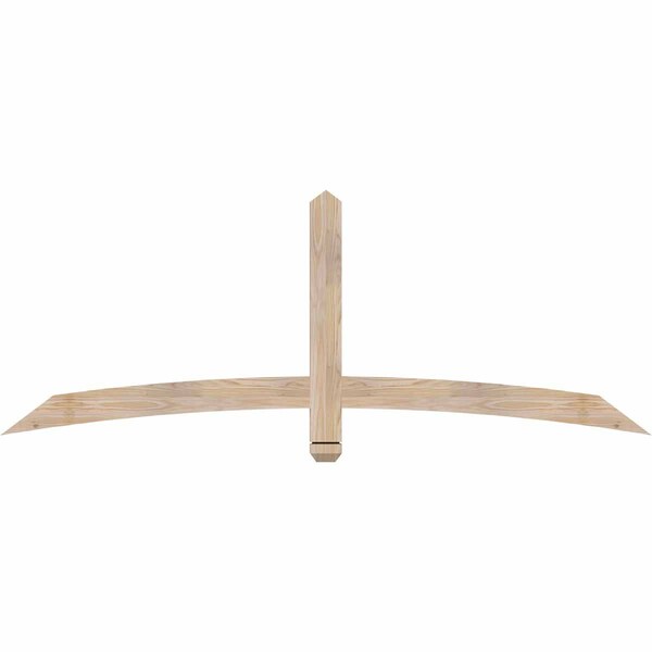 Ekena Millwork Bellingham Smooth Timber Gable Bracket, Douglas Fir, 72"W x 27"H x 1 1/2"D x 3 1/2"F, 9/12 Pitch GBW072X27X0204BEL00SDF - main